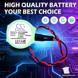 Casio IT3000 Replacement Battery, 3V, 200mAh, Lithium 6