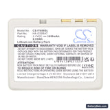 Casio DT-5300 Replacement Battery, 3.7V, 1850mAh, Li-ion 5