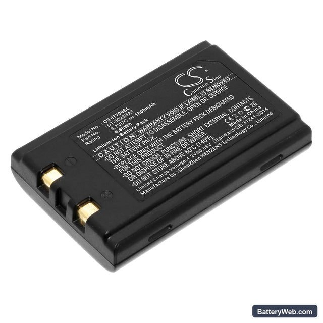 Banksys Xentissimo Replacement Battery, 3.7V, 1800mAh, Li-ion 1
