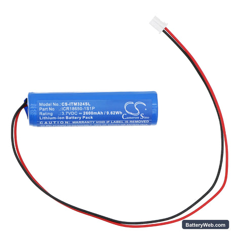 I-TEC Smart Window Replacement Battery, 3.7V, 2600mAh, Li-ion 3