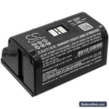 Intermec PB50 Replacement Battery, 14.4V, 3400mAh, Li-ion 1