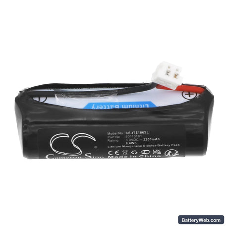 Ista Sensonic 18186 Replacement Battery, 3V, 2200mAh, Li-MnO2 3