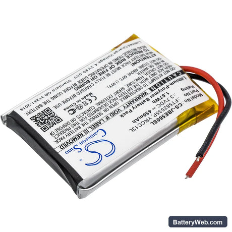 JBL J56BT Replacement Battery, 3.7V, 450mAh, Li-Polymer 2
