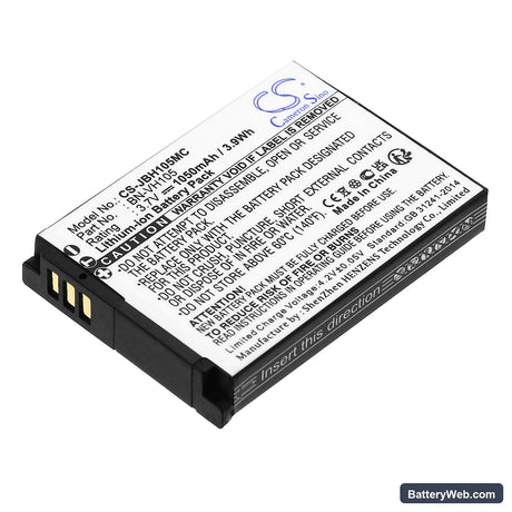 JVC GC-XA1 Replacement Battery, 3.7V, 1050mAh, Li-ion 1
