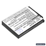 JVC GC-XA1 Replacement Battery, 3.7V, 1050mAh, Li-ion 2