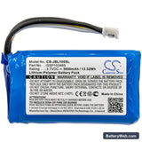 JBL Link 10 Replacement Battery, 3.7V, 3600mAh, Li-Polymer 3