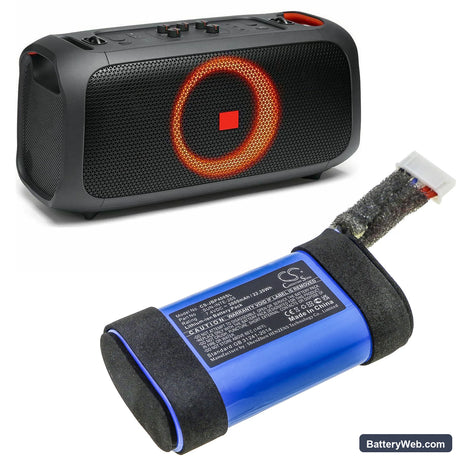 JBL PartyBox On-The-Go Replacement Battery, 7.4V, 3000mAh, Li-ion 6
