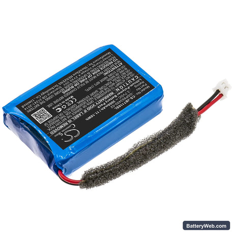 JBL Turbo Replacement Battery, 3.7V, 3000mAh, Li-Polymer 2