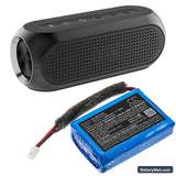 JBL Turbo Replacement Battery, 3.7V, 3000mAh, Li-Polymer 6