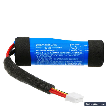 JBL Tuner XL Replacement Battery, 3.7V, 3350mAh, Li-ion 3