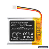 JBL Tune 720 BT Replacement Battery, 3.8V, 800mAh, Li-Polymer 3