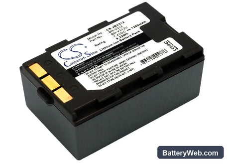 JVC GR-DVX707EG Replacement Battery, 7.4V, 1260mAh, Li-ion 1