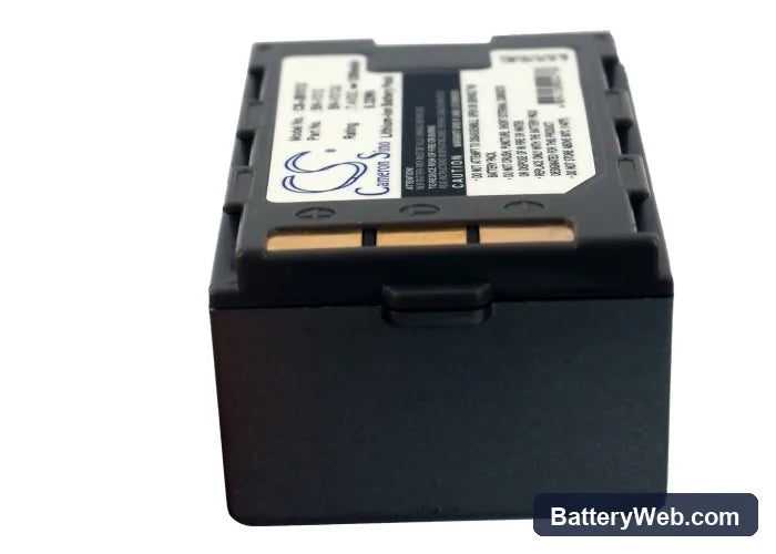 JVC GR-DVX707EG Replacement Battery, 7.4V, 1260mAh, Li-ion 5