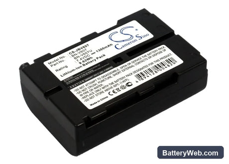 JVC GR-DV3 Replacement Battery, 7.4V, 1300mAh, Li-ion 1