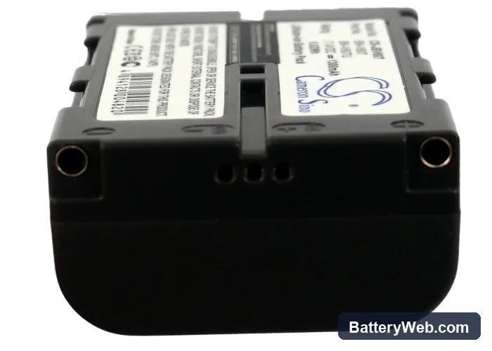 JVC GR-DV3 Replacement Battery, 7.4V, 1300mAh, Li-ion 5