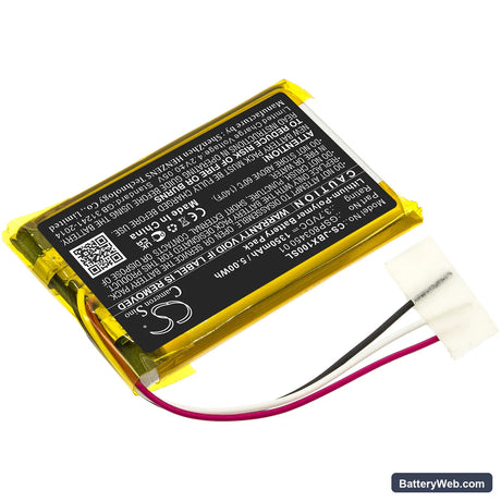 JBL Free Charging Case Replacement Battery, 3.7V, 1350mAh, Li-Polymer 2