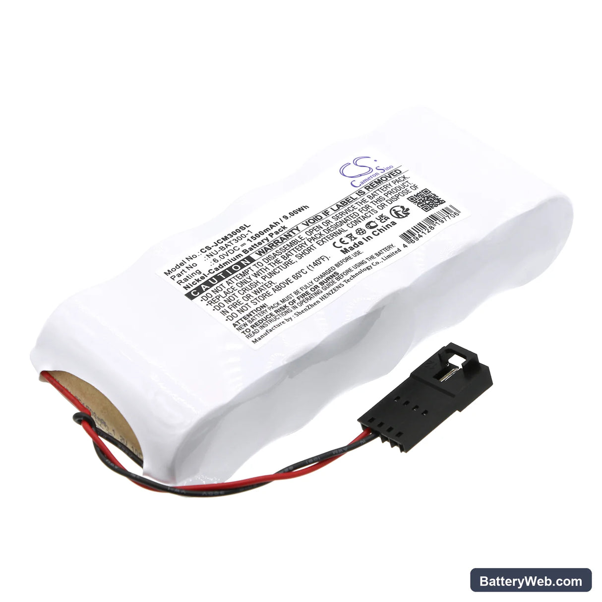 JOHNSON Controls Metasys Replacement Battery, 6V, 1500mAh, Ni-CD 1