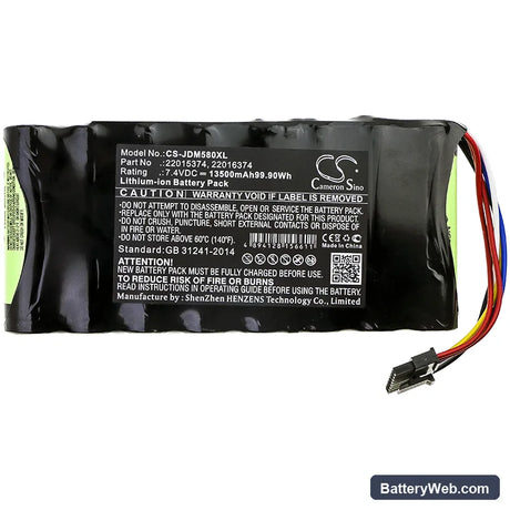 Viavi JDSU Optical Time Domain Reflectometer Replacement Battery, 7.4V, 13500mAh, Li-ion 3