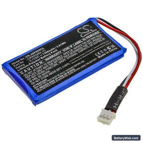 Jablocom GDP-04i Replacement Battery, 3.7V, 1300mAh, Li-Polymer 1