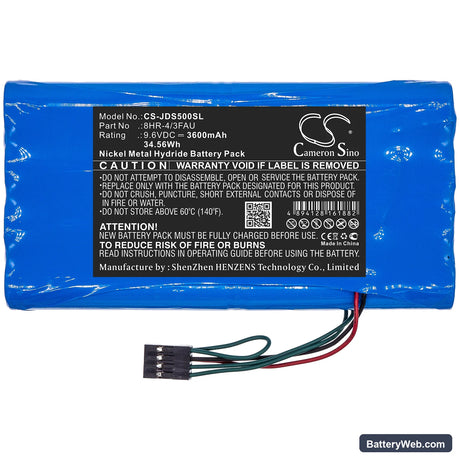 Viavi Tester ANT-5 Replacement Battery, 9.6V, 3600mAh, Ni-MH 3