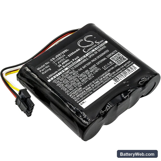 JDSU 21129596 000 Replacement Battery, 7.4V, 5200mAh, Li-ion 1