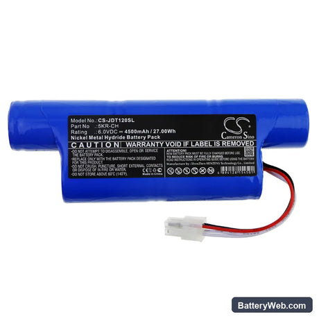 Viavi JDSU EST-120 Replacement Battery, 6V, 4500mAh, Ni-MH 3