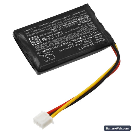 Jetfon X500 Replacement Battery, 3.7V, 1200mAh, Li-Polymer 2