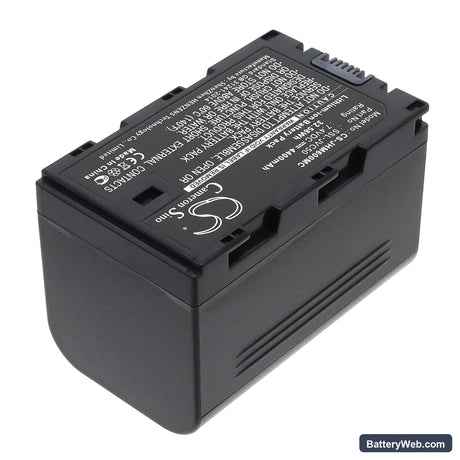 JVC GY-HMQ10 Replacement Battery, 7.4V, 4400mAh, Li-ion 2