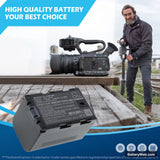 JVC GY-HMQ10 Replacement Battery, 7.4V, 5200mAh, Li-ion 7
