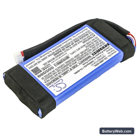JBL Boombox Replacement Battery, 7.4V, 10000mAh, Li-Polymer 2
