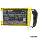 JBL Clip 4 Replacement Battery, 3.7V, 1100mAh, Li-Polymer 3