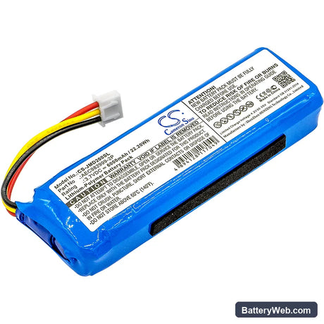 JBL Charge Replacement Battery, 3.7V, 6000mAh, Li-Polymer 1