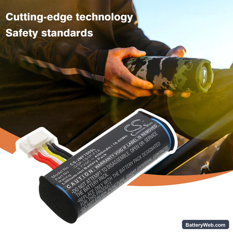 JBL F7A Replacement Battery, 3.7V, 4500mAh, Li-ion 6