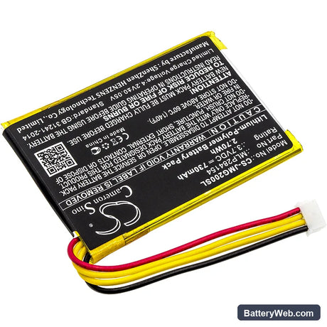 JBL Go 2 Replacement Battery, 3.7V, 730mAh, Li-Polymer 2