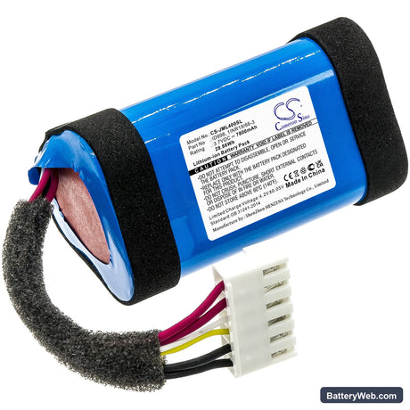 JBL Charge 4 Replacement Battery, 3.7V, 7800mAh, Li-ion 1