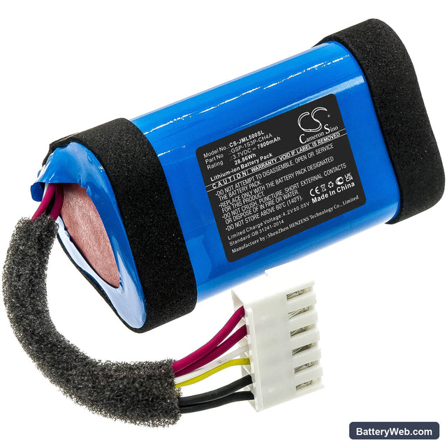 JBL Charge 5 Replacement Battery, 3.7V, 7800mAh, Li-ion 1