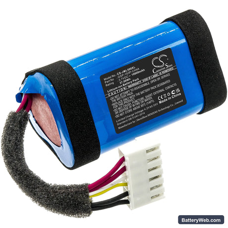 JBL Charge 5 Replacement Battery, 3.7V, 10000mAh, Li-ion 1