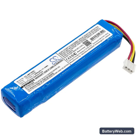 JBL Pulse 1 Replacement Battery, 3.7V, 3000mAh, Li-Polymer 1
