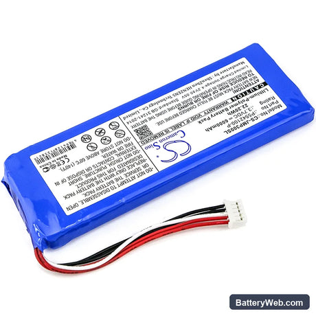 JBL Pulse 3 Replacement Battery, 3.7V, 6000mAh, Li-Polymer 2