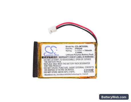 JAY transmitter ERUS Replacement Battery, 3.7V, 700mAh, Li-Polymer 5
