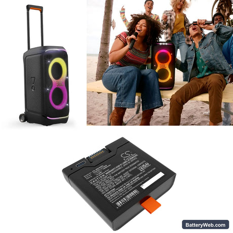 JBL PartyBox Club 320 Replacement Battery, 7.4V, 10000mAh, Li-ion 6