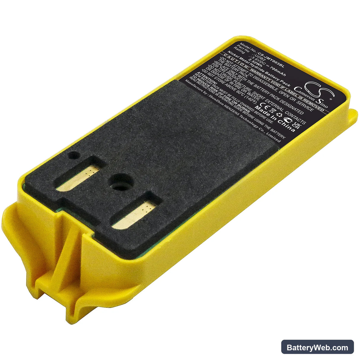 JAY A003 HAS Replacement Battery, 3.6V, 700mAh, Ni-MH 1
