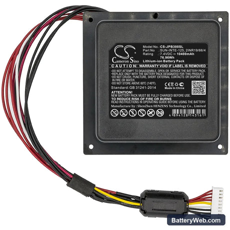 JBL PartyBox 300 Replacement Battery, 7.4V, 10400mAh, Li-ion 3