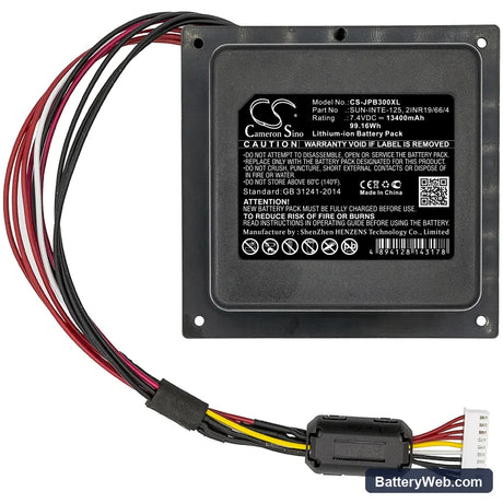 JBL PartyBox 300 Replacement Battery, 7.4V, 13400mAh, Li-ion 3