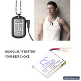 Jabra BT3030 Replacement Battery, 3.7V, 100mAh, Li-Polymer 5