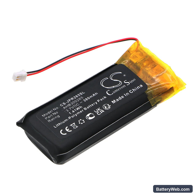 Jabra Evolve2 65 Replacement Battery, 3.7V, 380mAh, Li-Polymer 1