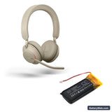 Jabra Evolve2 65 Replacement Battery, 3.7V, 380mAh, Li-Polymer 6