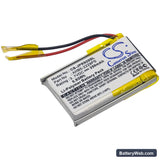 Jabra Pro 900 Replacement Battery, 3.7V, 250mAh, Li-Polymer 1