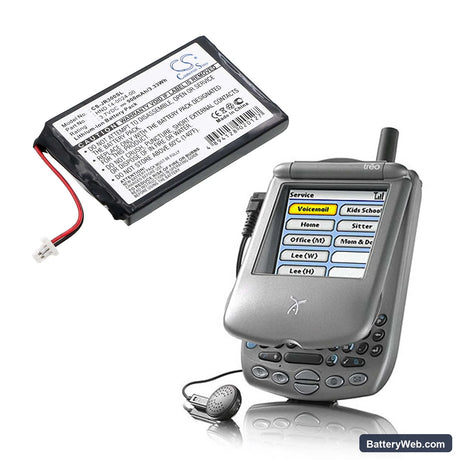 Palm Treo 270 Replacement Battery, 3.7V, 900mAh, Li-ion 6