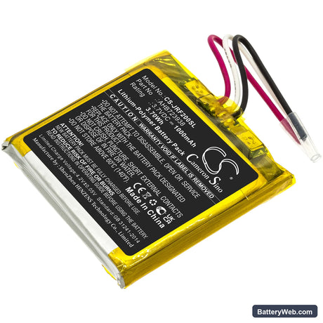 Jabra Solemate Replacement Battery, 3.7V, 1000mAh, Li-Polymer 1